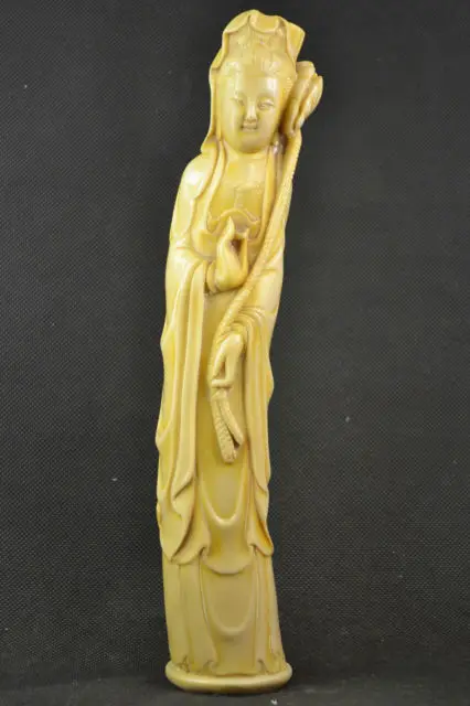 Сложная редкая старинная искусственная Окс кость Смола эффективность квань Инь