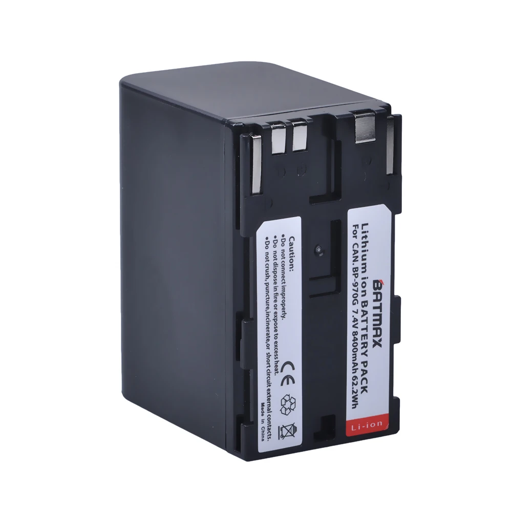 2 шт. 8400 мА · ч Φ BP970G BP 970G батареи для Canon EOS C100 Mark II C300 PL GL2 XF100|battery for canon|canon c100 batterycanon