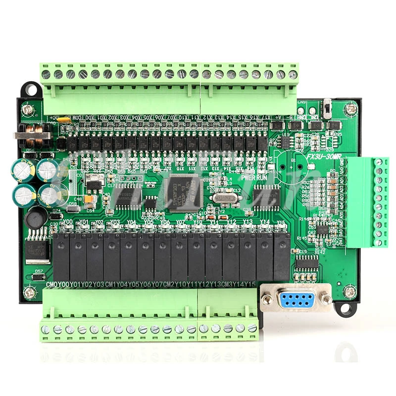 FX1N FX2N FX3U 30MR PLC промышленная плата управления 6AD 2DA релейный выход с RTC RS485 RTU Корпус
