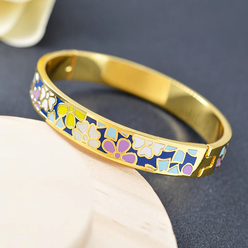 ZEA Dear Jewelry эмаль ювелирные изделия для женщин браслет из нержавеющей стали