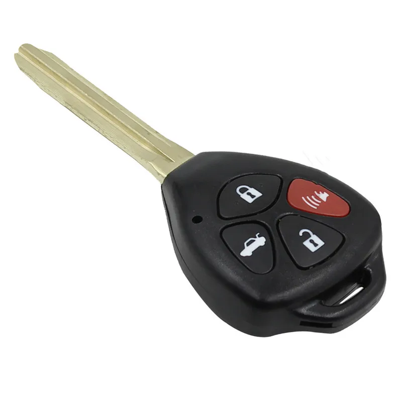 4 кнопки дистанционный Автомобильный ключ оболочка чехол для замены Toyota Camry Avalon
