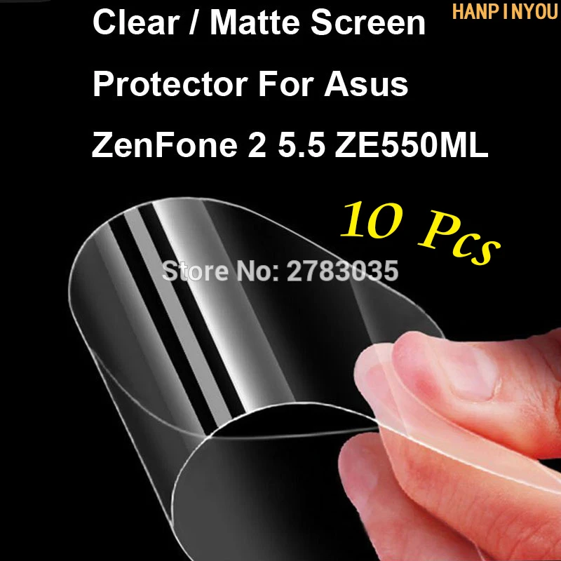 10 шт./лот для Asus ZenFone 2 5 ZE550ML ZE551ML &quotHD Прозрачная/Антибликовая матовая защитная