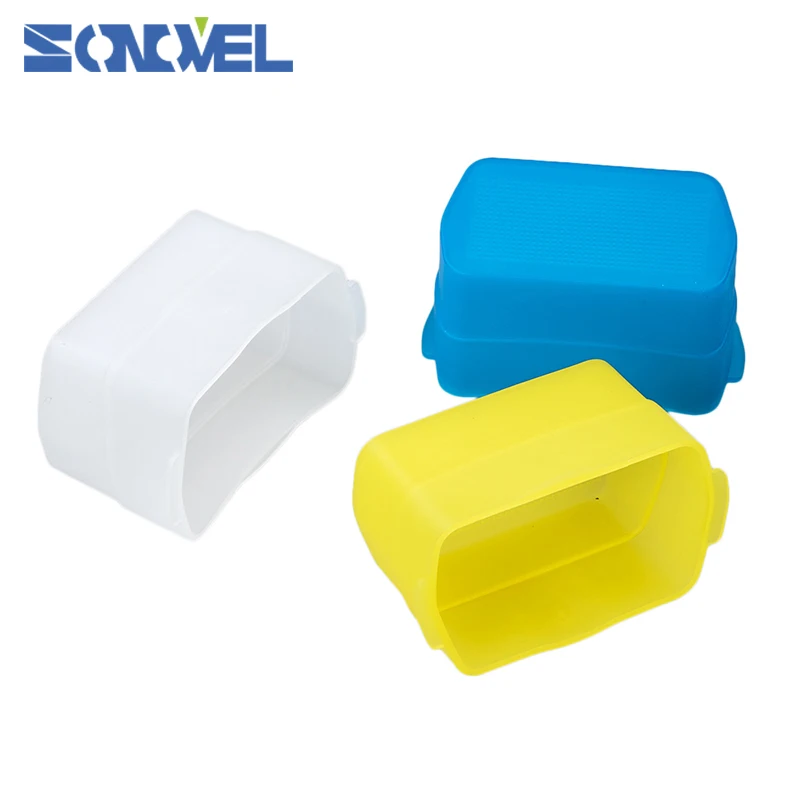 3 цвета синий + желтый белый комплект рассеивателя для вспышки Canon 580EX II YONGNUO YN 560