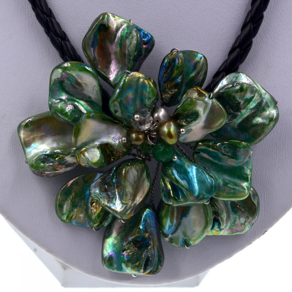 2017 женское ожерелье с зеленым цветком хит продаж|flower necklace|necklaces for womennecklace necklace |