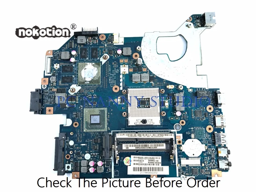 Материнская плата PANANNY для ACER ASPIRE 5750 5750G 5750ZG 5755G LA-6901P P5WE0 MBRAZ02004 HM65 DDR3 Протестирована