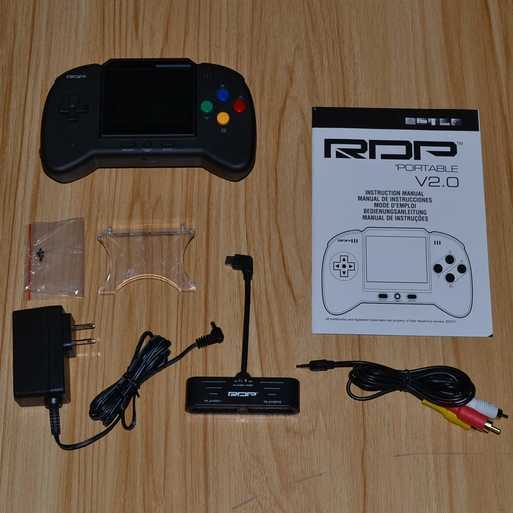 Черный V2.0 Core Ed Retro Duo портативный RDP для Nintendo SNES & NES портативная консоль whitout