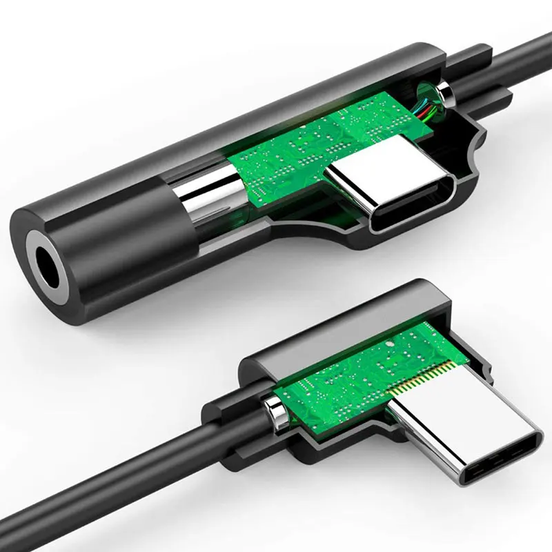 USB Type C to 3 5 мм конвертер аудио кабель для наушников Type-C Кабель-адаптер Samsung Letv xiaomi 6