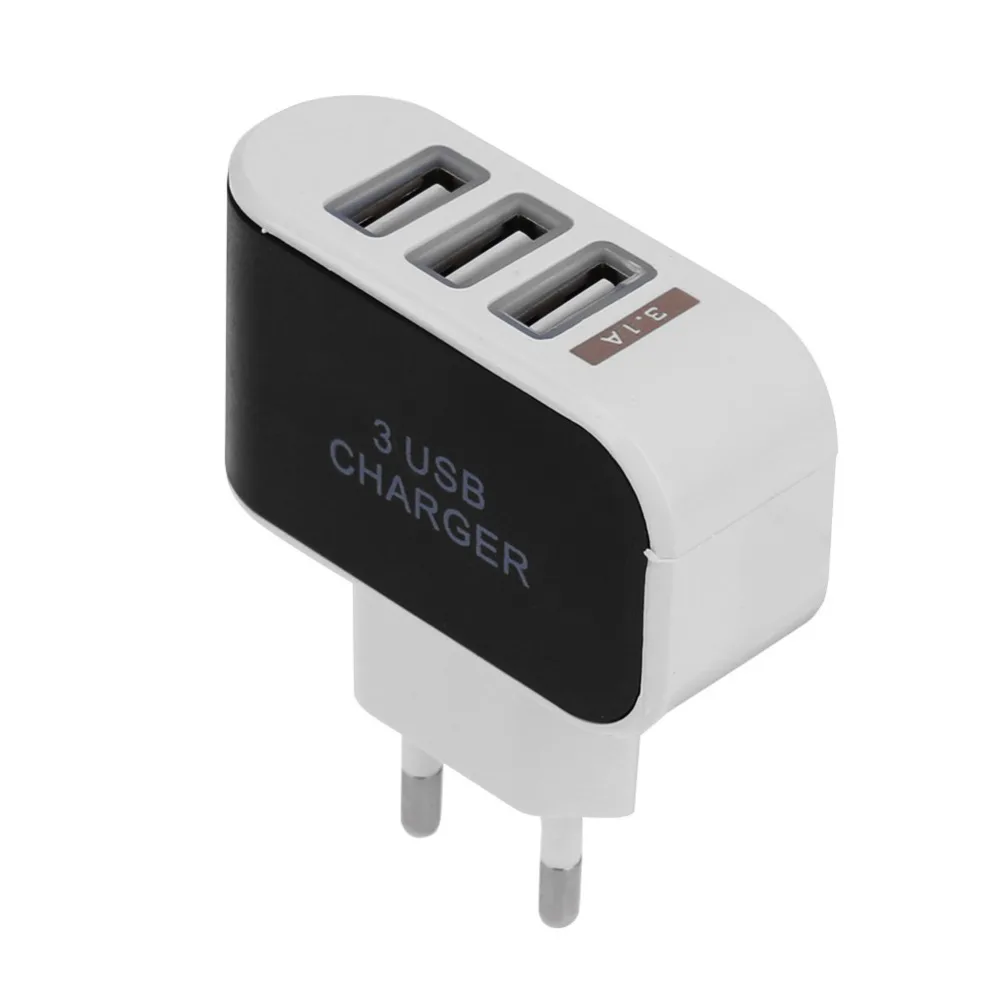 Зарядное устройство с 3USB портами 5 В 2 А 100 240 в|plug socket|standard plugtravel socket |