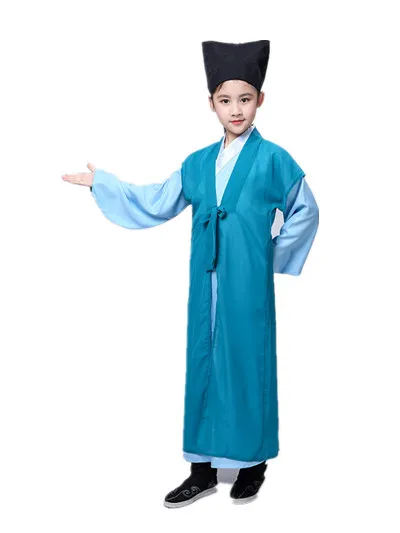 Hanfu Детские китайские традиционные костюмы для девочек костюм китайских танцев