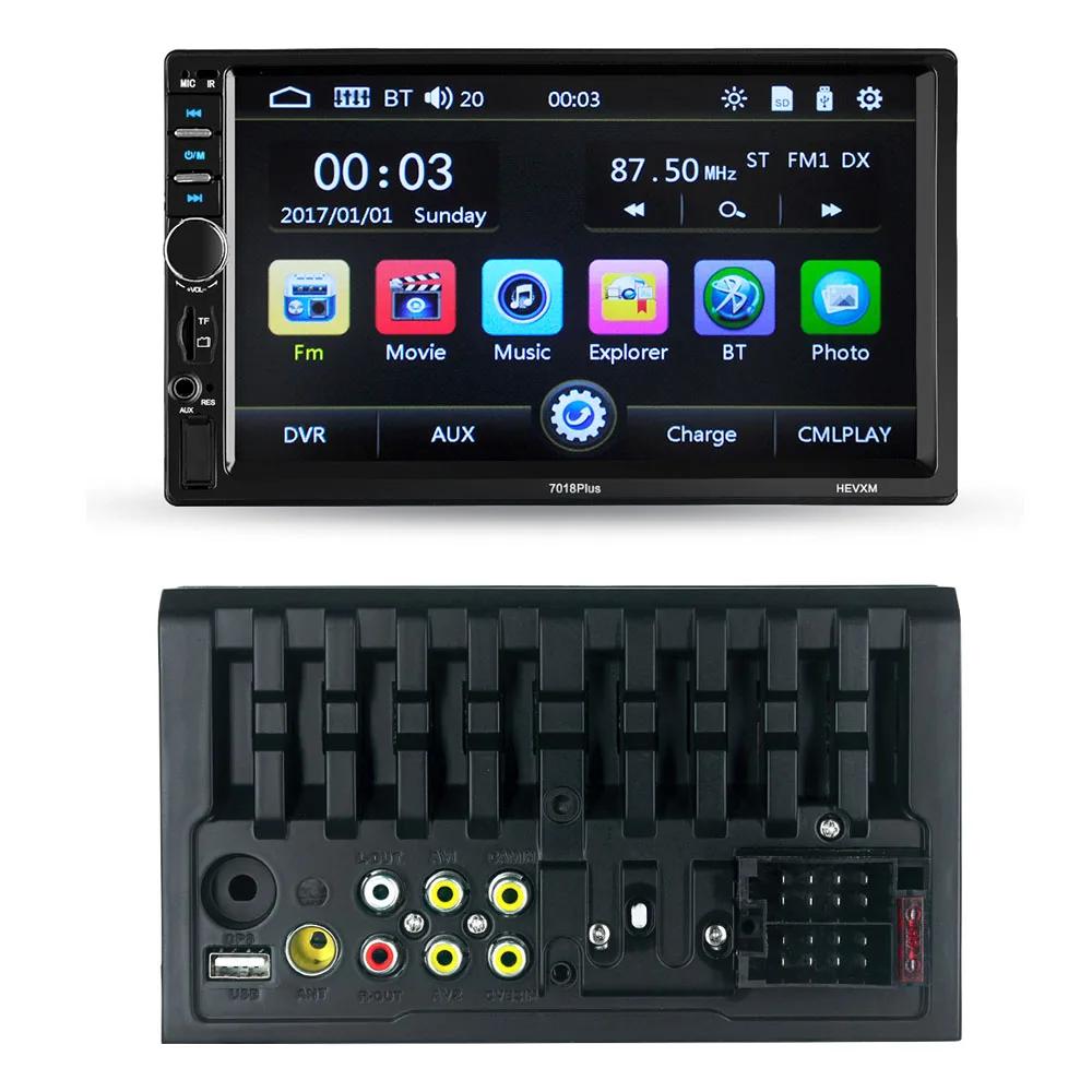 AIYIMA 7 &quot2 Din Universal Автомобильная MP5 плеер Bluetooth Автомобильный мультимедийный Видео