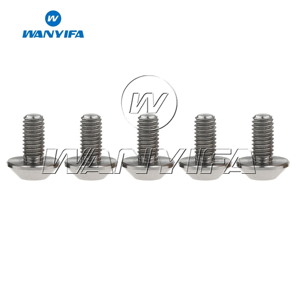 Титановый болт Wanyifa m6x12 мм M6x15 M6X20 болты с шестигранной головкой для мотоцикла