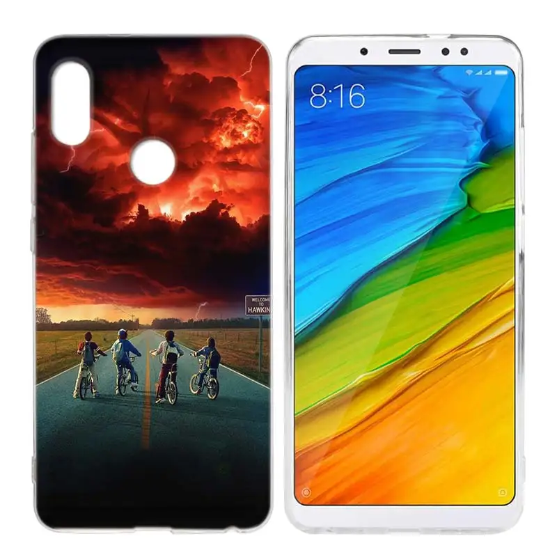 KMUYSL странные вещи плакат ТПУ чистый мягкий чехол для Xiaomi 8 Redmi 6A 6 Note 5 4X4 A1 S2 Plus Pro