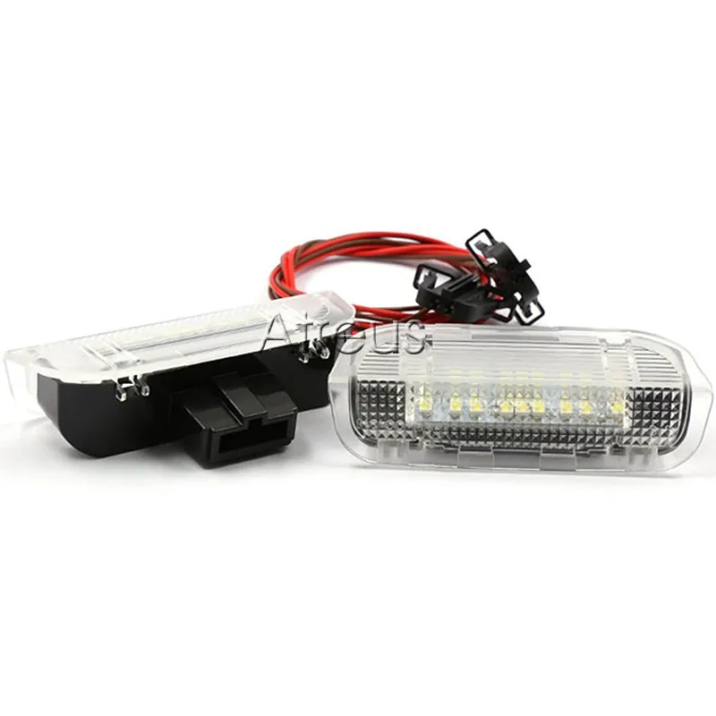 Для Volkswagen CC VW Polo Passat B6 B7 Golf GTi Jetta EOS Tiguan Scirocco Touareg двери автомобиля приветственные огни белый SMD светодиодный светильник