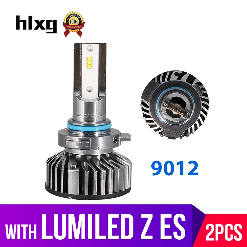 Hlxg мини 12000LM 9012 светодио дный HIR2 фар автомобиля лампы с Lumi Luxeon зэс чипы CSP Авто 12 В