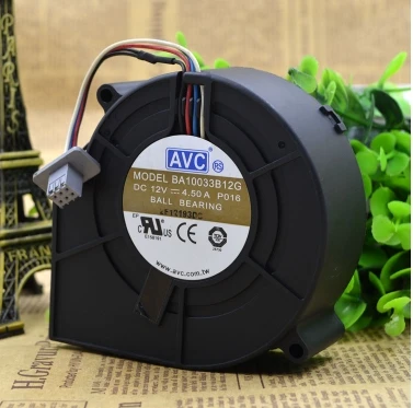 AVC большой ветротурбинный вентилятор высокоскоростной 9733 4.5A BA10033B12G 12 В |