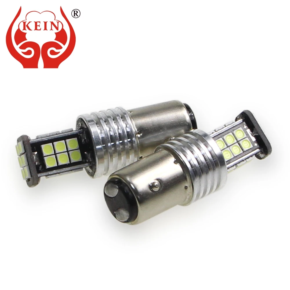 KEIN 2 шт. высокое качество BAY15D P21W 1156 P21/5W 1157 BA15S 3030 Автомобильные светодиодные огни