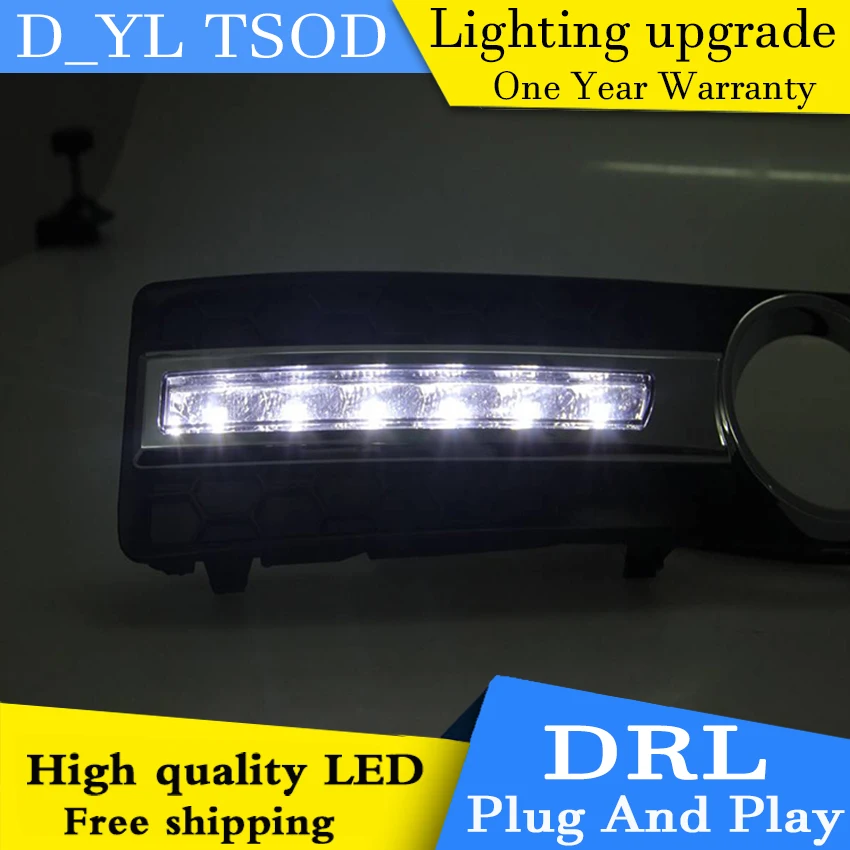 Автомобильный Стайлинг для Volvo S80 2009-2013 светодиодный DRL высокая яркость
