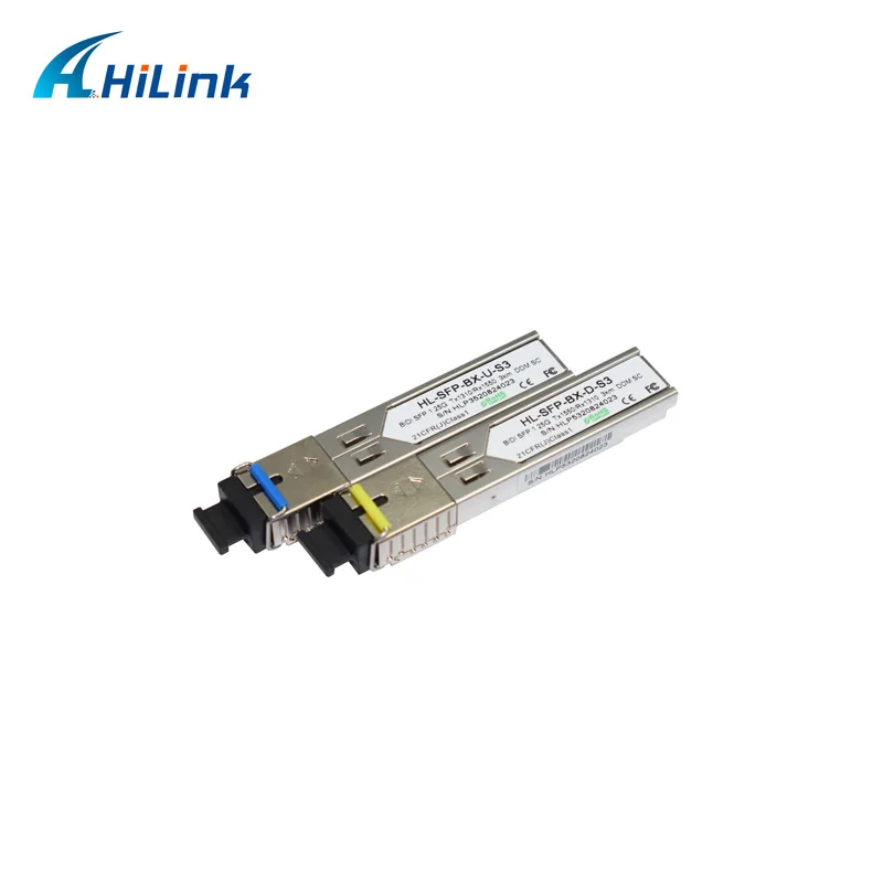 1,25 г BiDi SFP 3 км 1310 нм/1550 нм 1000 база WDM SFP LC/SC опционально