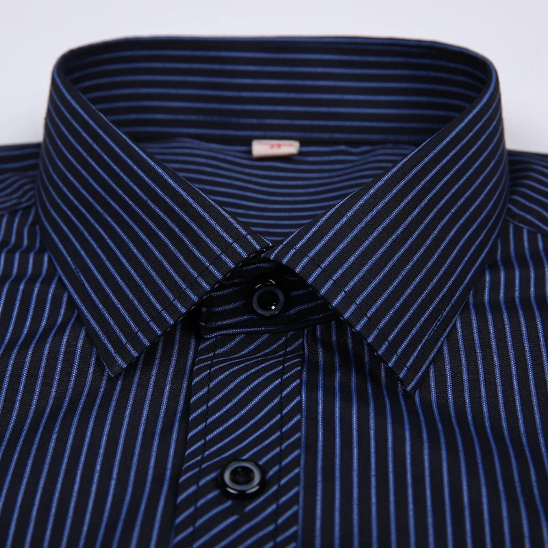Мужская хлопковая рубашка с длинным рукавом в полоску|men brand dress shirt|mens shirtsmen shirt |