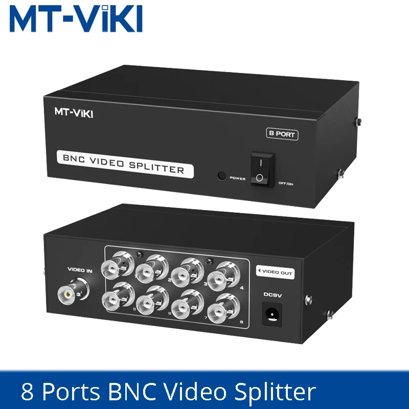 MT VIKI 8 Порт BNC video splitter 1 в из камеры видеонаблюдения видео монитор разделения