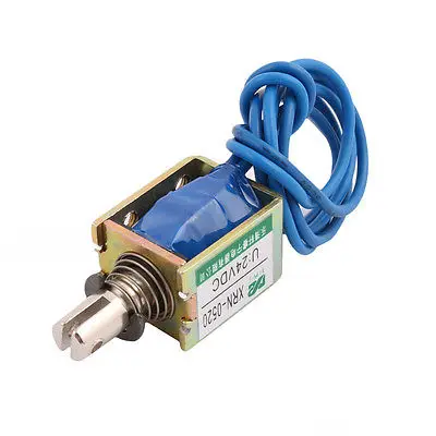 Фото XRN-0520 DC 24V/DC12V 0.27A 6mm Push Pull Тип тяги соленоида Электромагнит №1