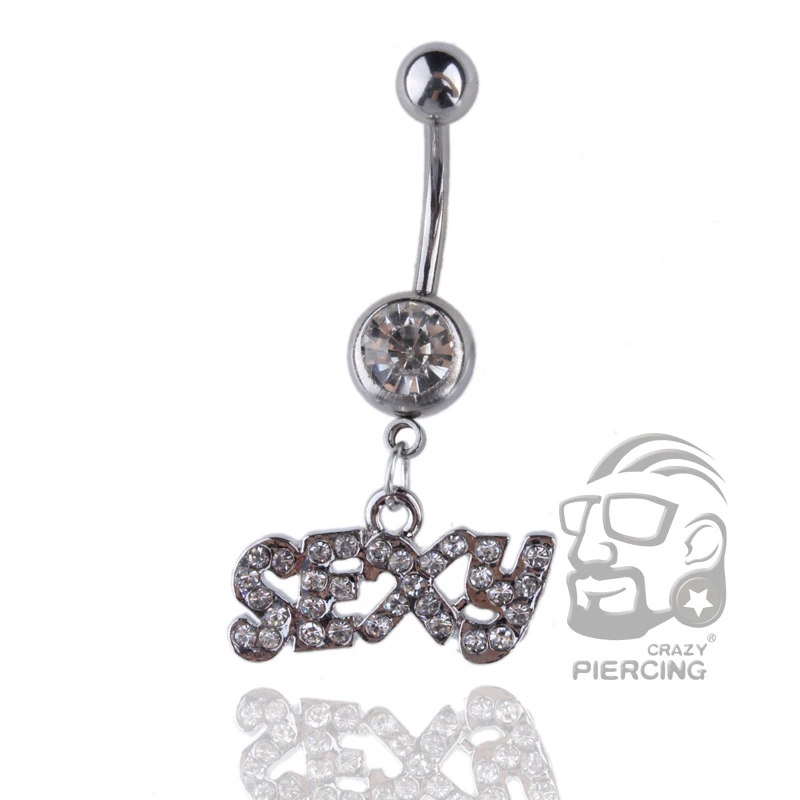 1 шт. кольцо для пирсинга пупка из хирургической нержавеющей стали|belly rings|navel piercing