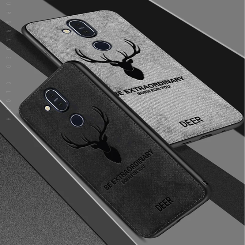Роскошный чехол из закаленного стекла для Nokia 7 1 мягкая силиконовая рамка жесткая