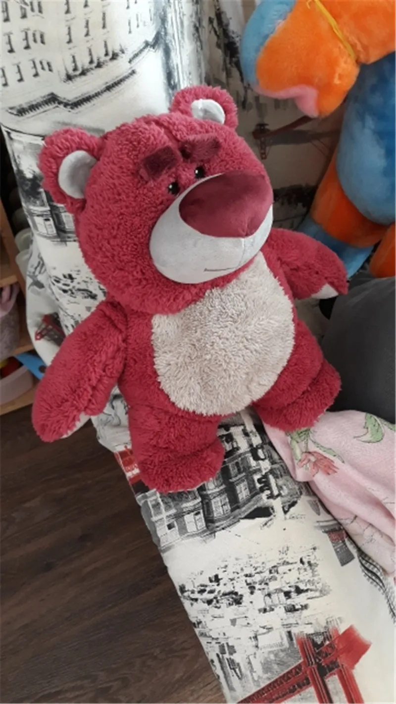 25/35 см «История игрушек», «Lotso плюшевые мягкая игрушка клубничный Медведь Плюшевые мишки мягкие игрушки для детей с клубничным запахом Для детей подарок