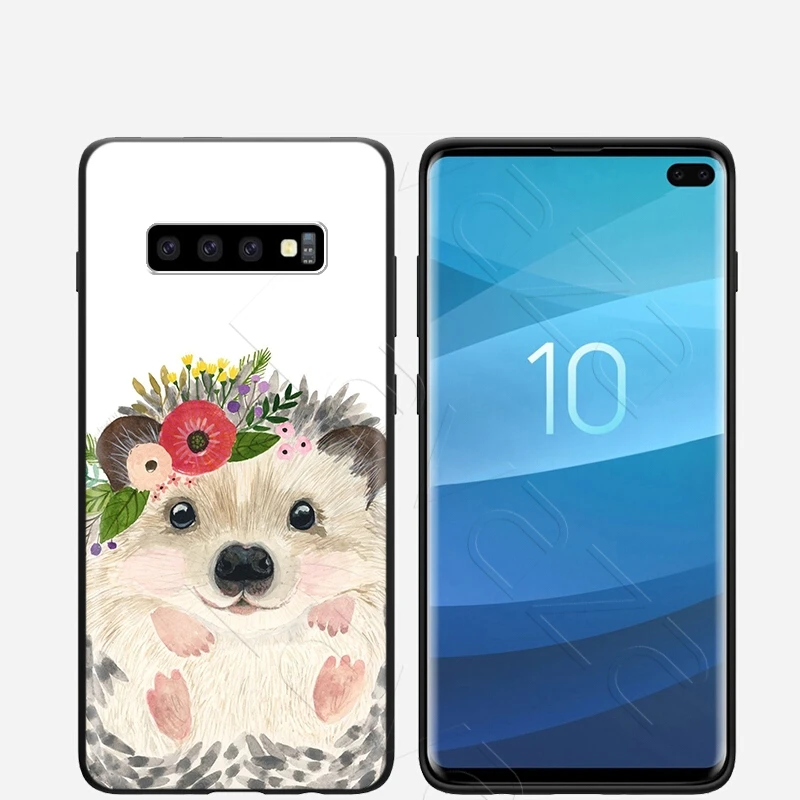 Lavaza Animal Cute Cartoon Hedgehog Case for Samsung Galaxy S6 S7 Edge J6 S8 S9 S10 Plus A3 A5 A6 A7 A8 A9 Note 8 9 |