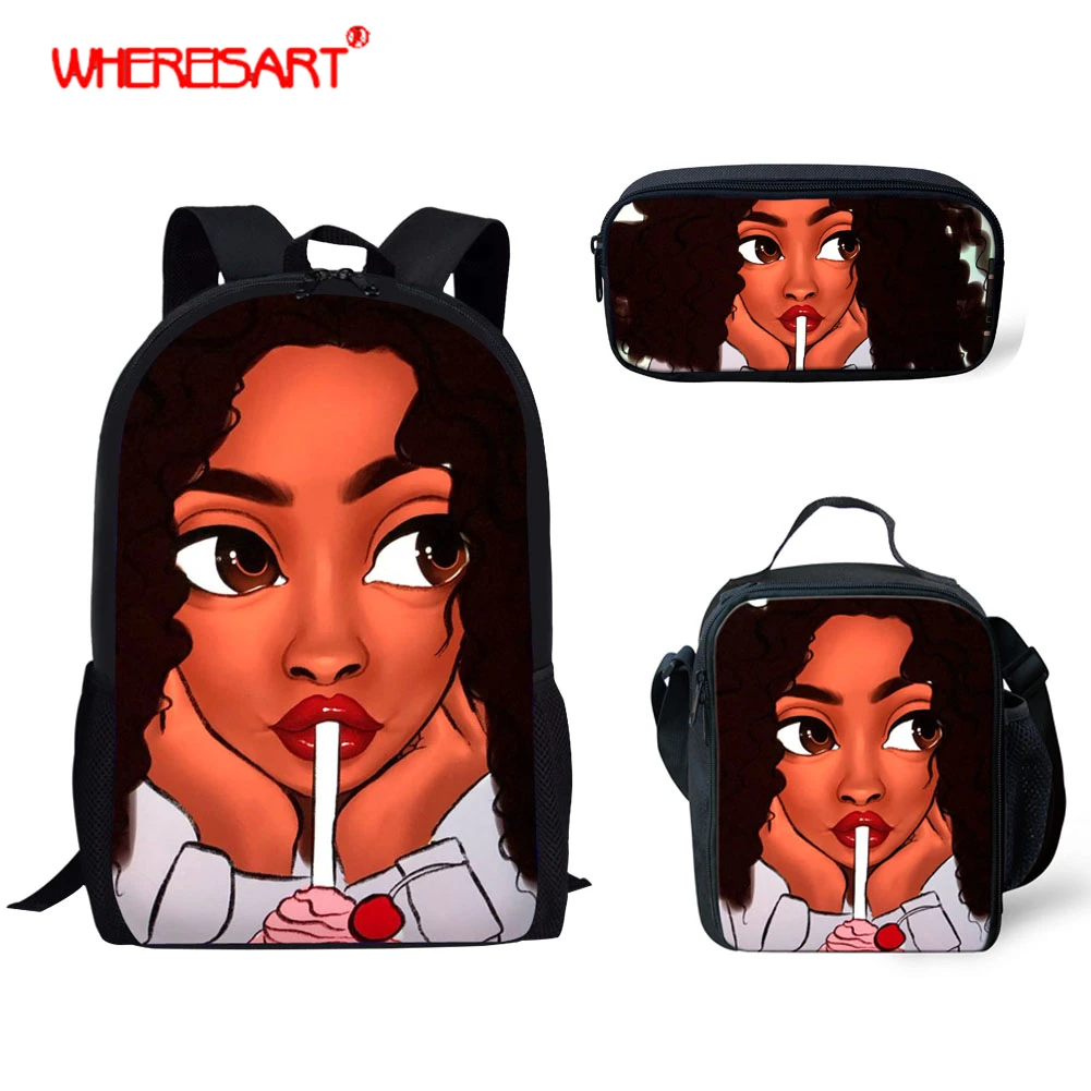 WHEREISART 2019 рюкзак детский школьная сумка в африканском стиле детские школьные