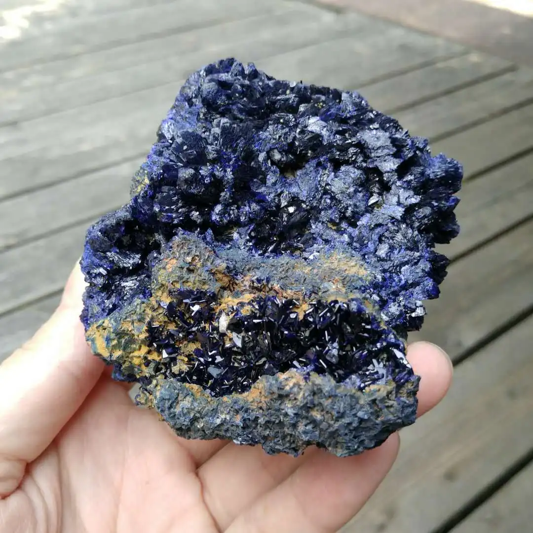 Исцеление Азурит камни сырья азурит Малахит кластера грубые Malchite минеральные