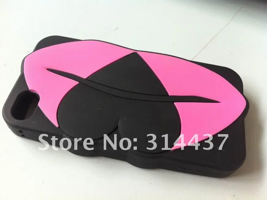 Silicone Soft Cell phone Case Cover for iPhone 4 4G free shipping 20pcs/lot|case phone|case macbook pro 13phone case cute |
