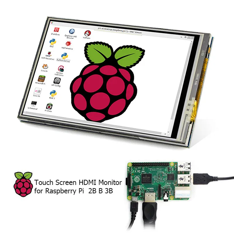 2015 Новый! Raspberry Pi LCD модуль 3 5 дюймовый 320 * 480 TFT сенсорный экран "дисплей для B + - Фото №1