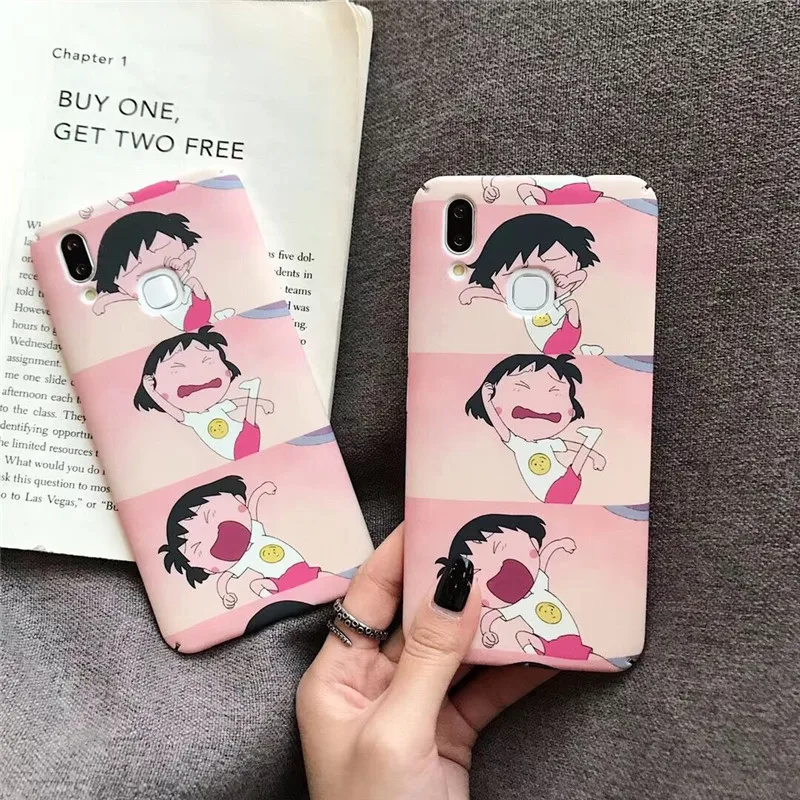 LANCHE Phone Case For Xiaomi Redmi Note 7 8 Cute Anime hard plastic Cover xiaomi mi 9 se A3 lite 6X case |