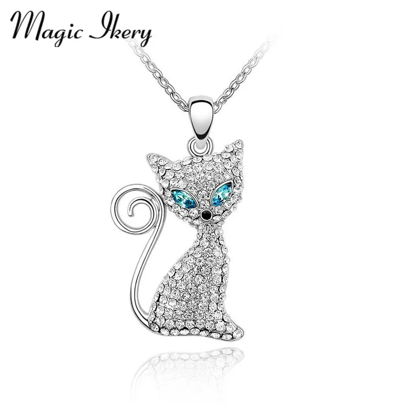Женские и мужские ожерелья с подвеской Magic Ikery золотого цвета милым