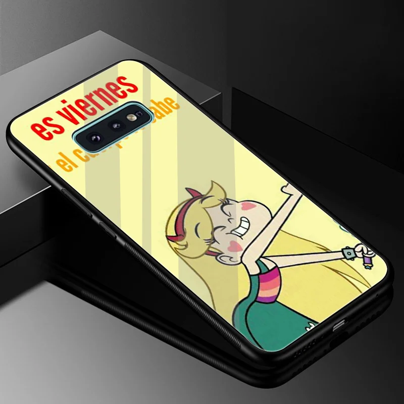 Gerleek стекло ТПУ Звезда против силы зла чехол для Samsung S7 Edge S9 S8 Plus Note 8 9