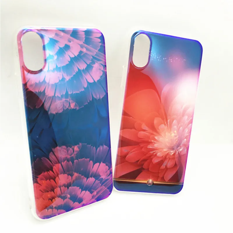 E-SKY Blue Ray рисунком чехол для iPhone 6s 6 7 8 плюс Мягкие силиконовые Симпатичные случаи