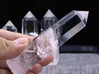 1pcs clear crystal quartz towerclear quartz pointhealing stoneobelisk pointcrystal gridsenergy balancinggift for her 55mm