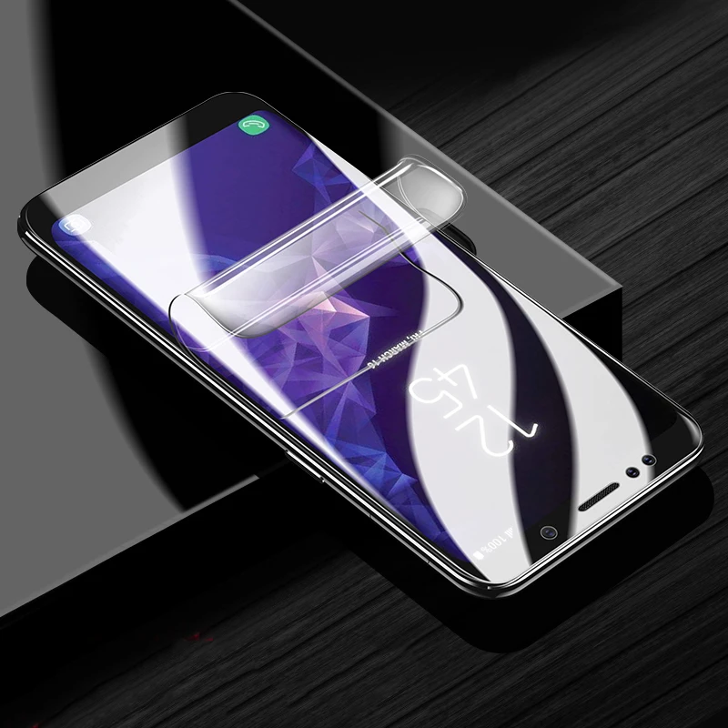 KISSCASE 2 шт Мягкий протектор экрана для Samsung Galaxy Note 9 8 S9 S8 Plus S7 Curve Edge HD экран стекло