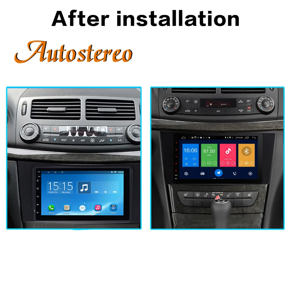 Автомобильный gps навигатор на Android 9 0 для Benz E Class W211 CLS W219 автомобильный dvd плеер