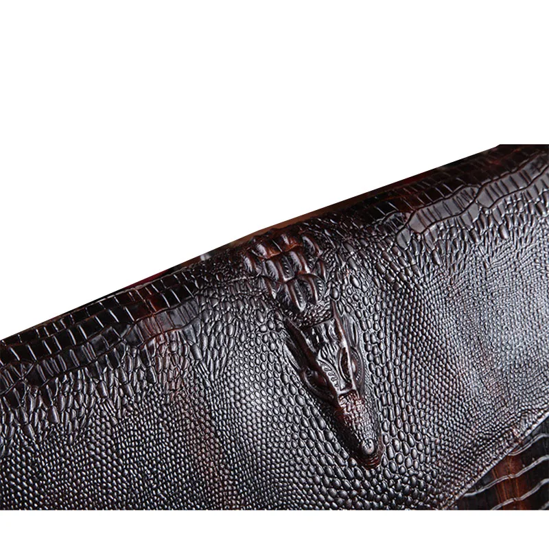 Крокодиловый узор натуральная кожа мужские сумки-мессенджеры мужская сумка