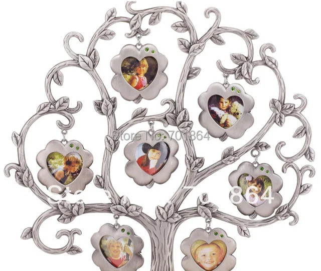 Бесплатная доставка - детские / семейные цинка сплав металла фоторамки украшения