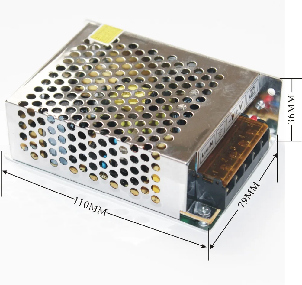 Светодиодные источники питания 3A 75 Вт DC24V трансформатор 100-240 В AC-DC 24 SMPS для
