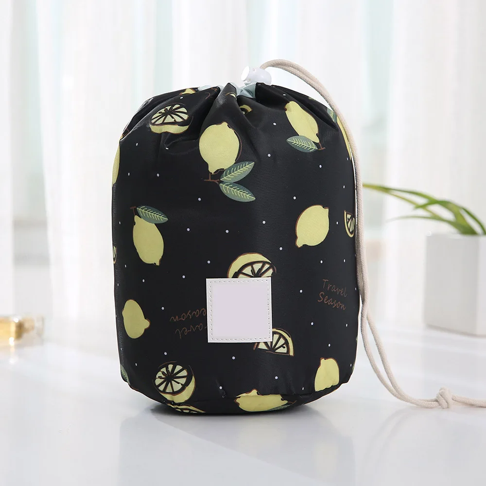 pear Горячая Распродажа, сумка для макияжа, круглая, водонепроницаемая, дорожная косметичка, органайзер, косметичка для туалетных принадлежностей, косметички для женщин, Дамская коробка, Neceser - Цвет: pear