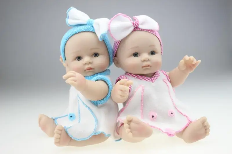 25 см силиконовые куклы reborn для всего тела наборы DIY baby модели настоящая жизнь