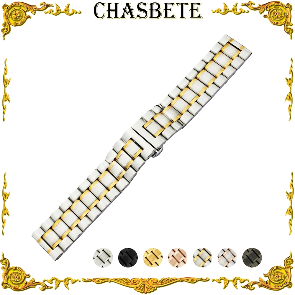 Ремешок из нержавеющей стали для Casio BEM 302 307 501 506 517 EF MTP металлический