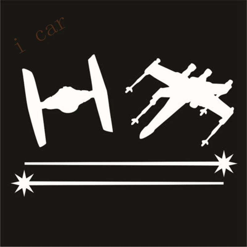 

Наклейка s - X-Wing vs Tie Fighter на тему научной фантастики, наклейка с изображением Lattop для борьбы-выберите цвет и размер