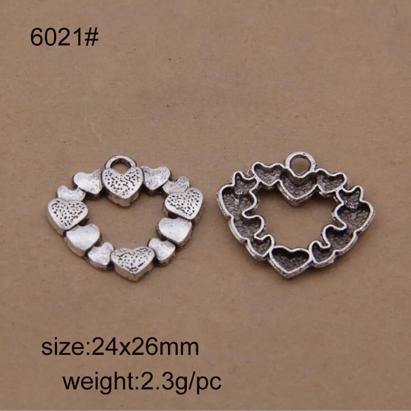 

Подвески в форме сердца из сплава серебра под старину, 25 шт./лот, 24x26 мм, подходят для изготовления ювелирных изделий