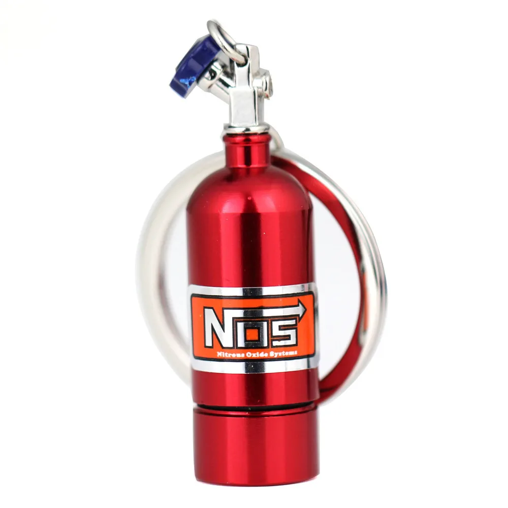 Брелок для ключей со светодиодной подсветкой NOS модный аксессуар личности