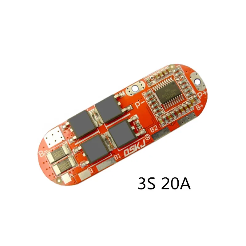 Плата BMS 3S 20A/4S/20A/5S/защитная плата литиевой батареи|Аксессуары для батарей| |